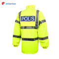 Best quality professional high visibility reflective polyester motorcycle raincoats